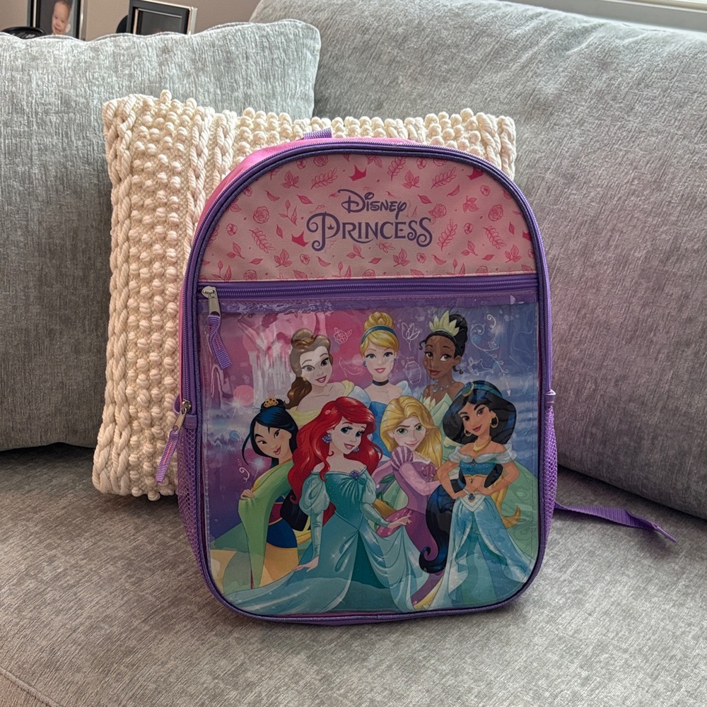 Disney Princess Multi-Color Backpack with multiple design options